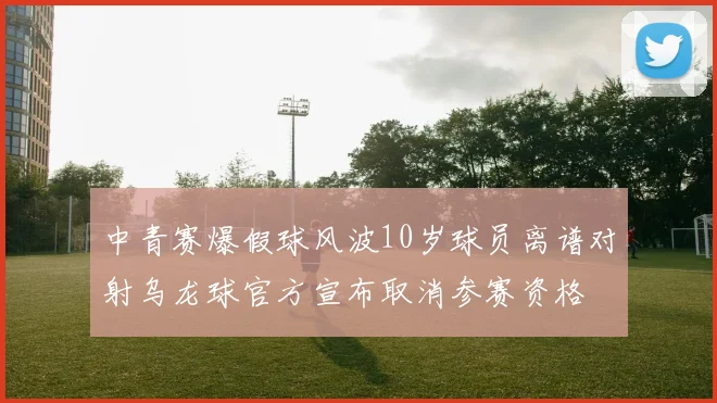 中青赛爆假球风波10岁球员离谱对射乌龙球官方宣布取消参赛资格